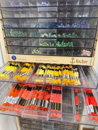 Mueble expositor hilo mouline Anchor