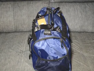 ⭐Mochila The North Face Azul Negra Gimnasio NUEVA