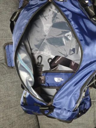 ⭐Mochila The North Face Azul Negra Gimnasio NUEVA