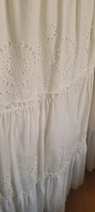 Vestido blanco Zara talla única