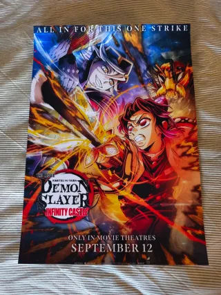 Póster A3 Demon Slayer: Infinity Castle