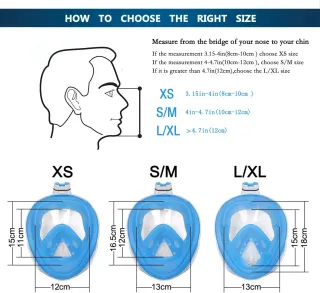 Máscara de Snorkel de Buceo