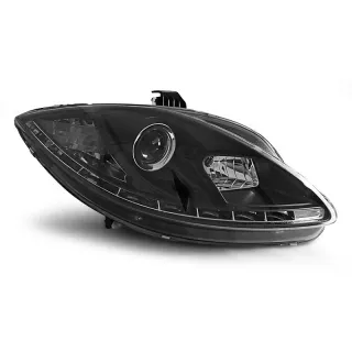 Faros delanteros para Seat Leon 2 05-09 DRL Fondo