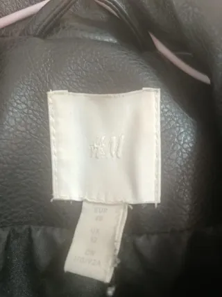 Chaqueta Polipiel Negra Nueva