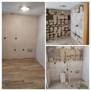 Reforma cuarto de baño, plato de ducha, bañera...