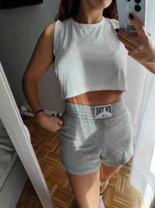 Set sportivo grigio da donna