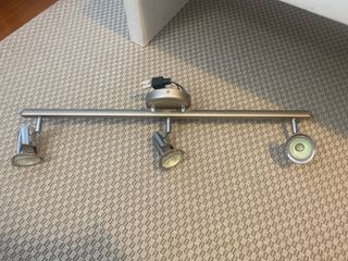 Lámpara de techo 3 focos orientables