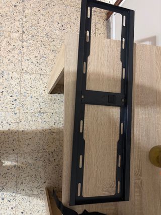 Soporte pared TV negro