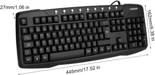 Teclado USB para PC LESHP