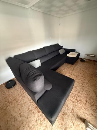 Sofá modular negro