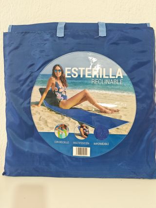 2 Sedie/Materassini da Spiaggia Reclinabili Nuovi