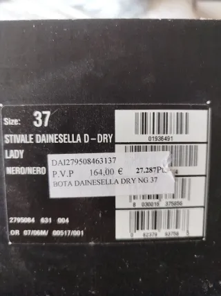 Botas Moto Mujer Dainese Negras