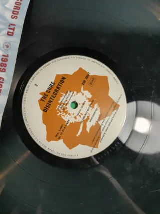 The Cure Disintegration LP 1989