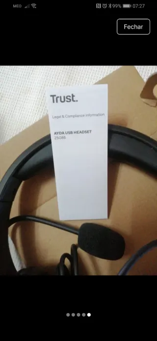 Auscultadores USB Trust AYDA c/Microfone