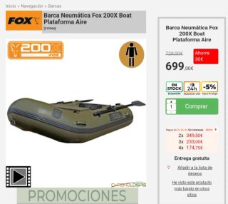 Barca Fox 200X Carpfishing