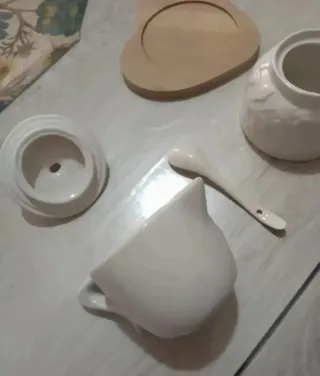 Set di 2 pezzi Zuccheriera e Versa latte