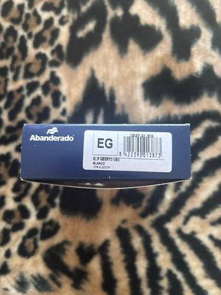 Slip Abierto Abanderado Blanco Talla M