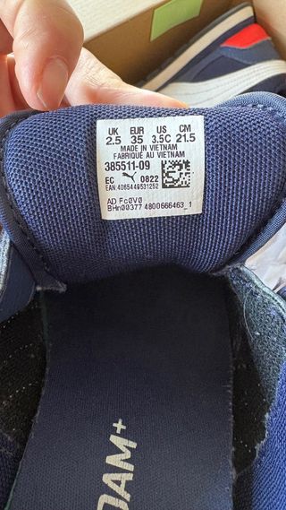 Zapatillas Puma niño azul talla 35