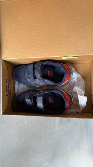 Zapatillas Puma niño azul talla 35