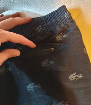 Bañador Lacoste Negro