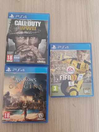 Lote 3 Juegos PS4: Call of Duty, Assassin's Creed,