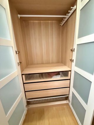 Armario Vestidor 3 Módulos Ikea