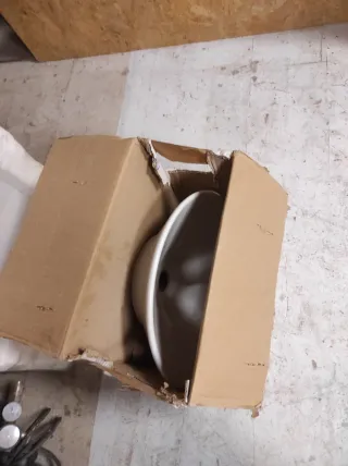 3 Lavabos de sobreponer blancos
