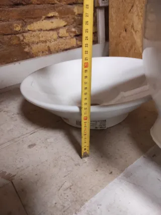 3 Lavabos de sobreponer blancos