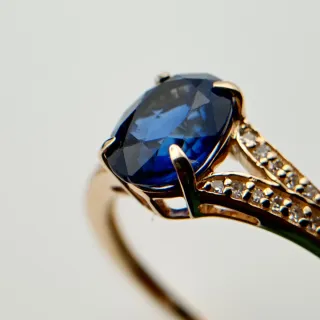 Anillo Zafiro 1.65ct Certificado Internacional