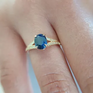 Anillo Zafiro 1.65ct Certificado Internacional