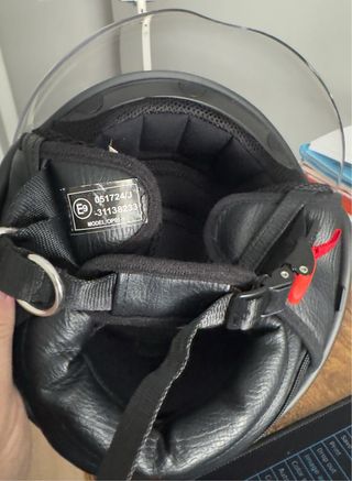 Casco Jet LEM Talla XS Negro