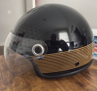 Casco Jet LEM Talla XS Negro