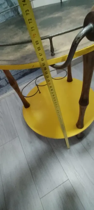 Camarera vintage madera y metal