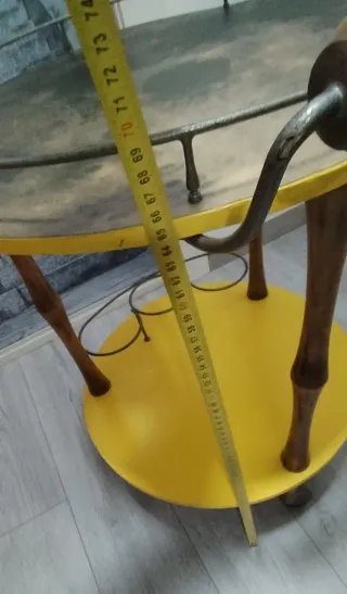 Camarera vintage madera y metal