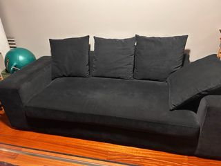 Sofá 2 plazas El Corte Inglés azul