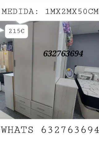 Armario corredero 1m