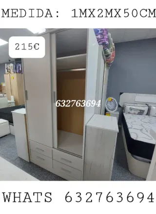 Armario corredero 1m