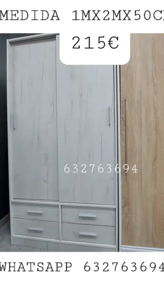Armario corredero 1m