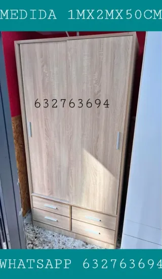 Armario corredero 1m