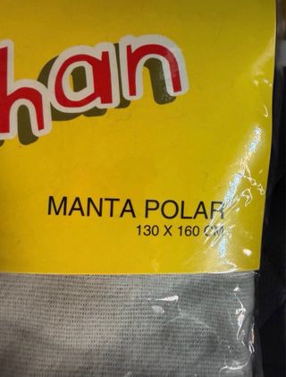 Manta Shin Chan Polyester y totebag