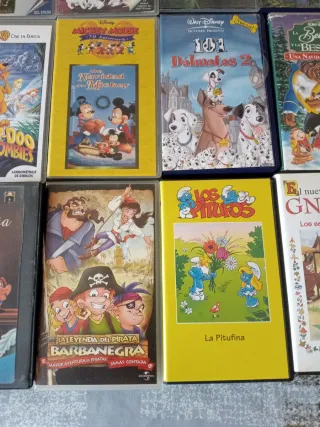 18 Películas Infantiles VHS (Español)