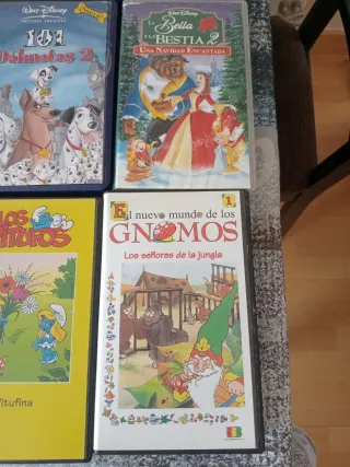 18 Películas Infantiles VHS (Español)