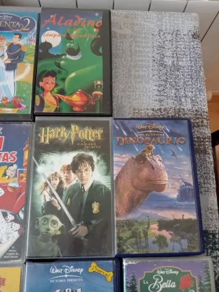 18 Películas Infantiles VHS (Español)