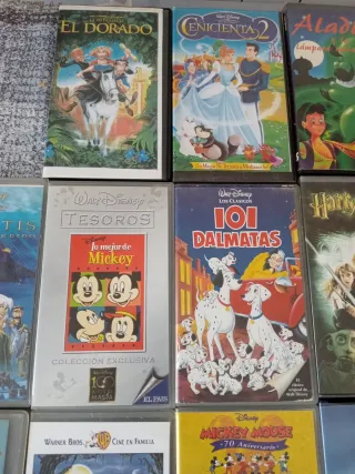 18 Películas Infantiles VHS (Español)