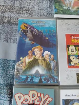 18 Películas Infantiles VHS (Español)