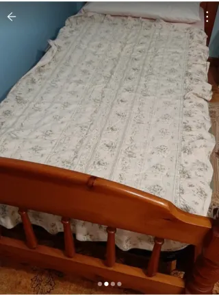 Copriletto singolo floreale