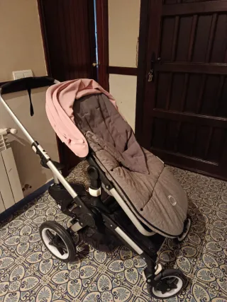 Bugaboo Fox Gris y Rosa Buen Estado