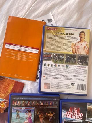 Lote Cajas PS2: Tekken 4, PES 6, FIFA 07