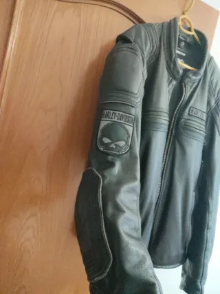 Chaqueta Cuero Harley-Davidson Moto Cruiser M-L