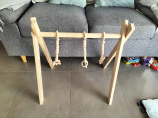 Gimnasio Madera Bebé Plegable +3 Meses